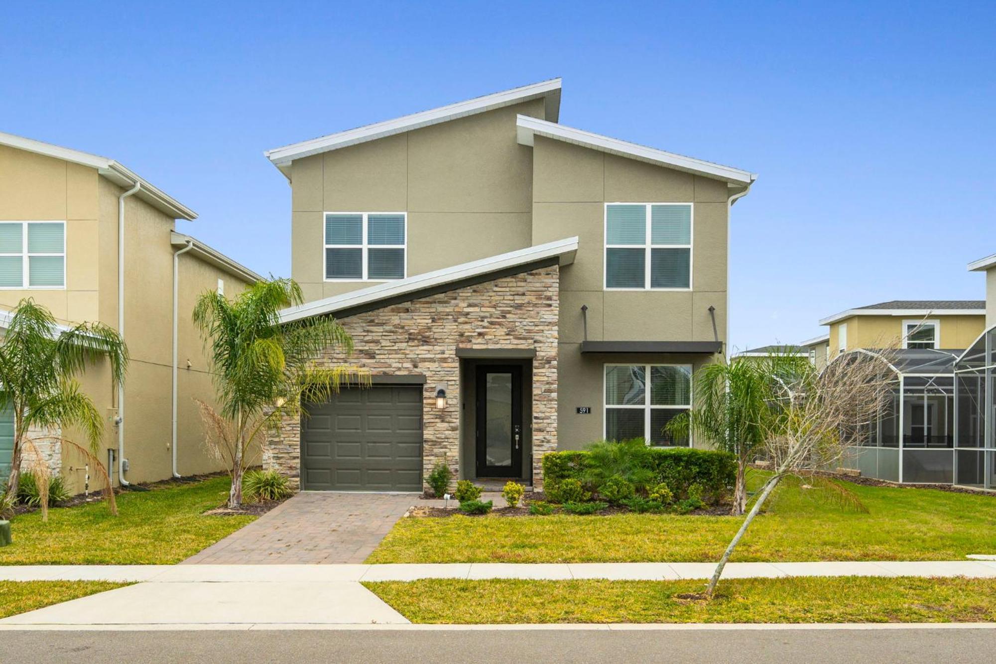 Gorgeous 5 Bd Home W Private Pool Next To Disney キシミー エクステリア 写真