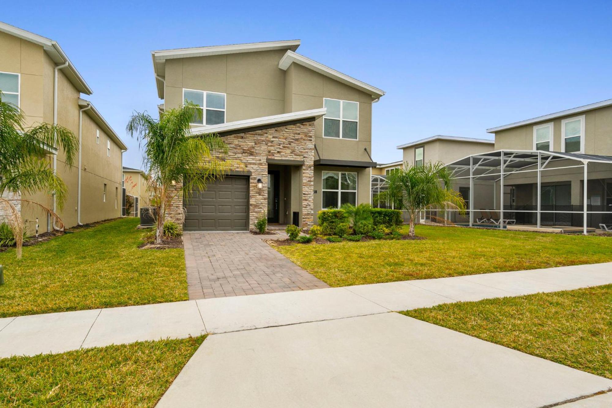 Gorgeous 5 Bd Home W Private Pool Next To Disney キシミー エクステリア 写真